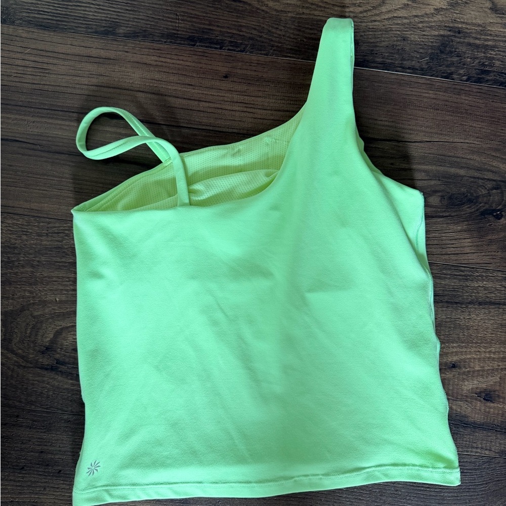Athleta Girl Neon Green Asymmetrical Camisole